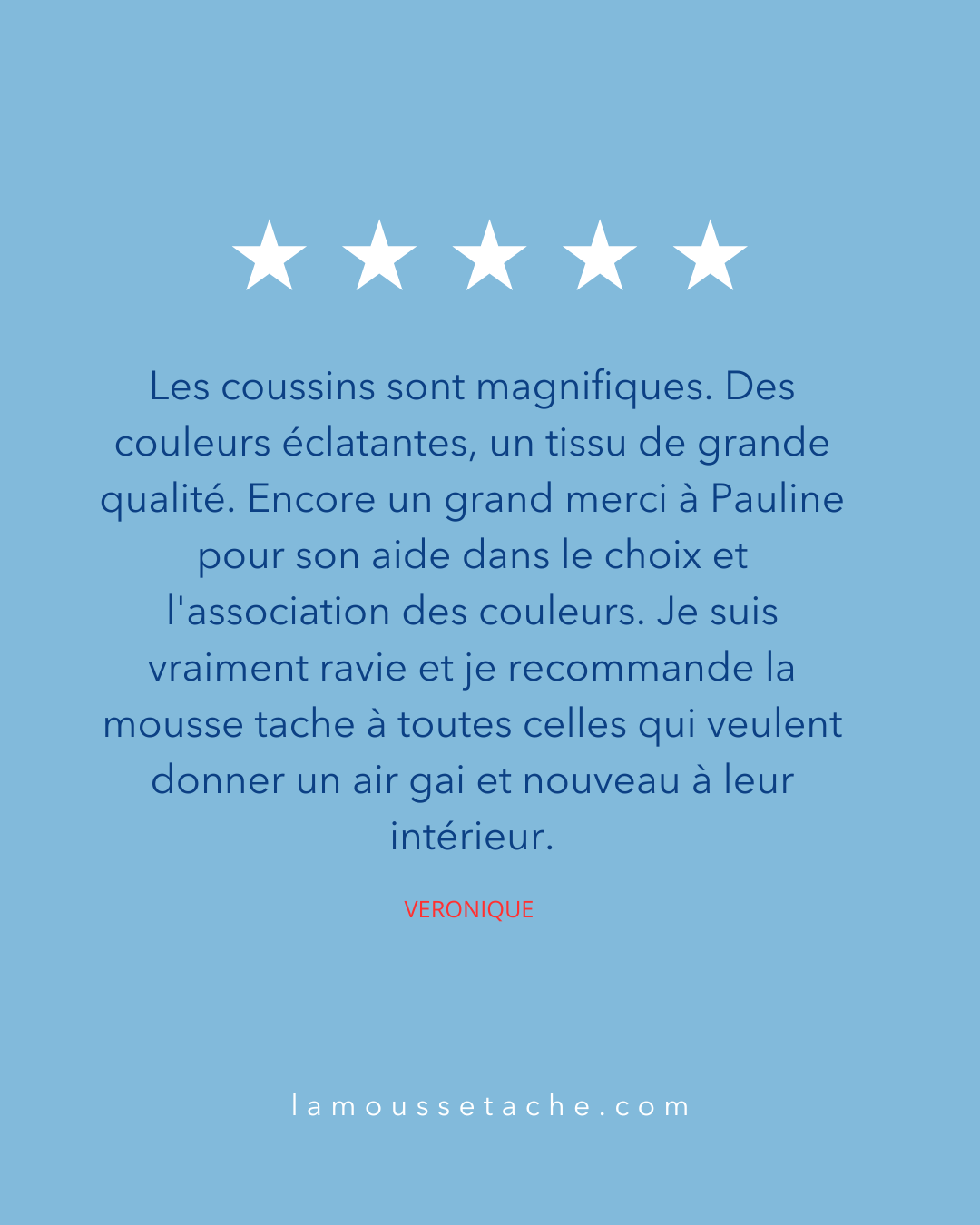 avis coussins en wax sur-mesure bleu et rouge, création artisanale.
