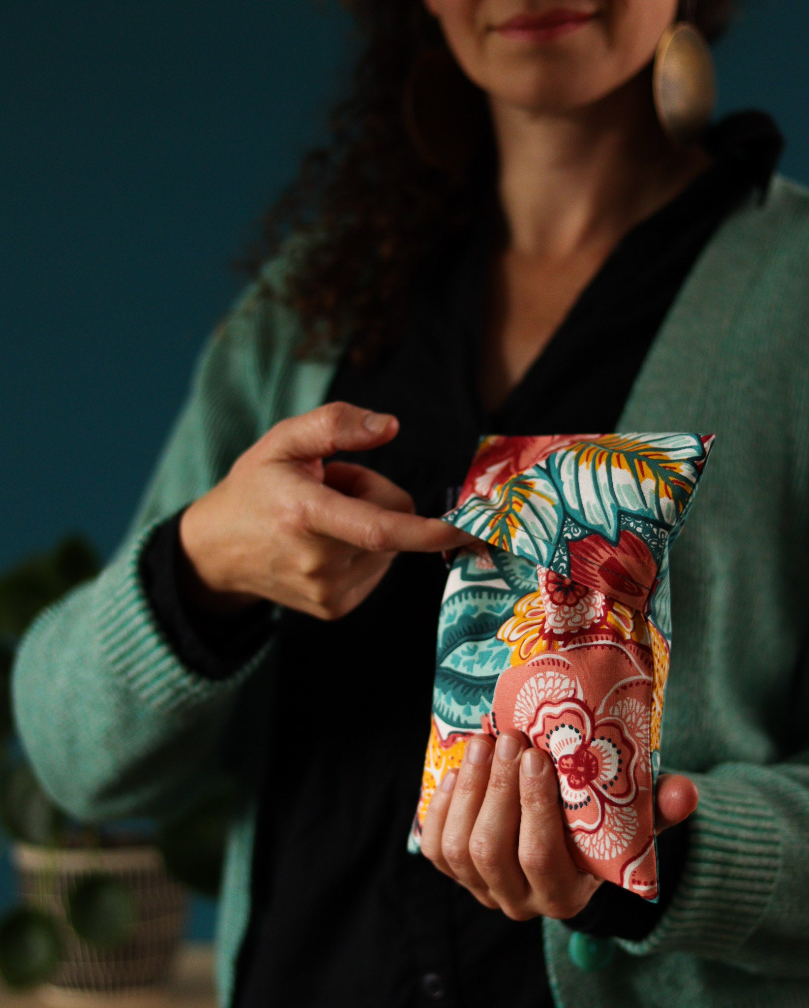 bouillotte graines lin bio ecofriendly fleurs