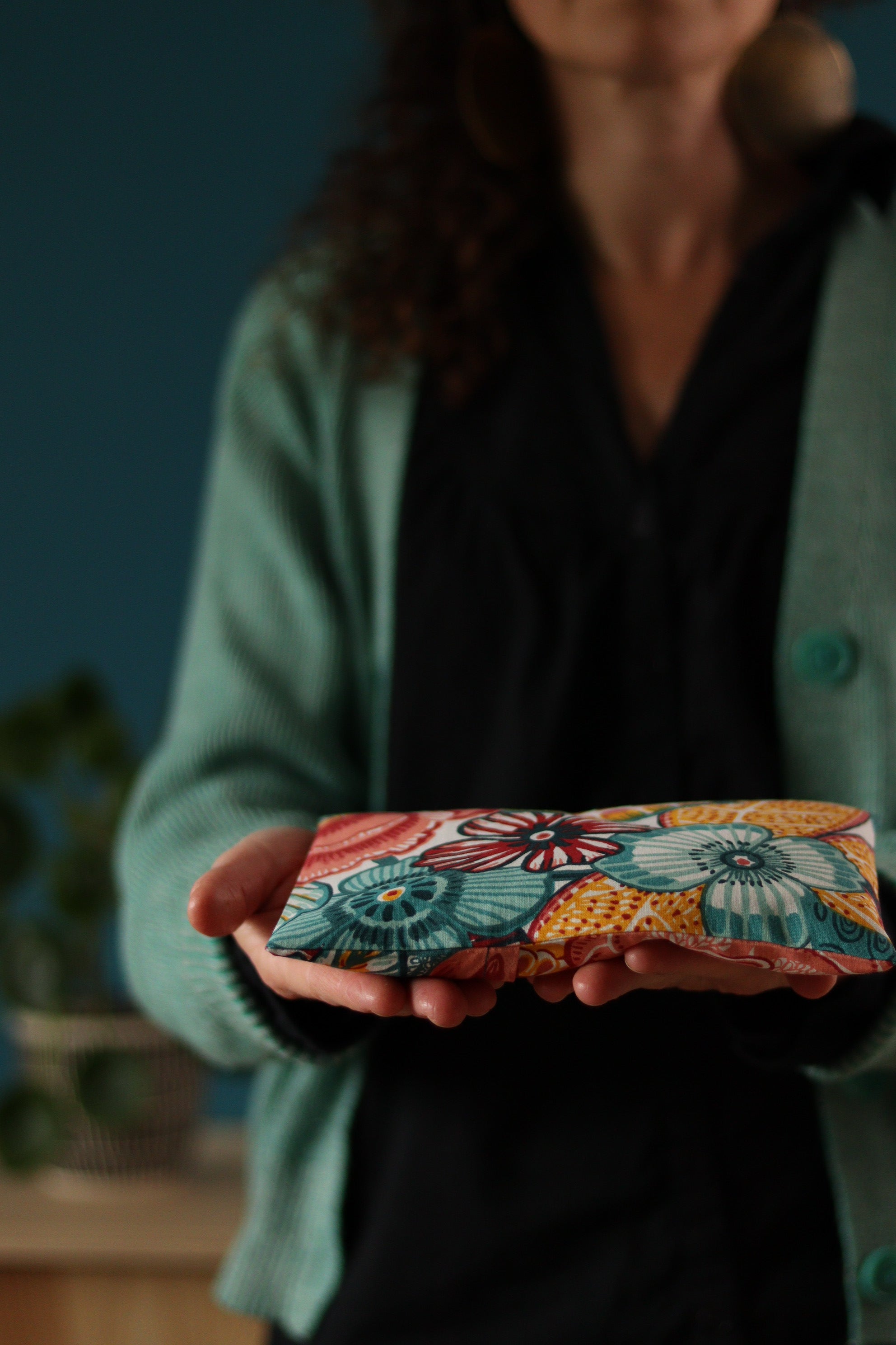 bouillotte graines lin bio ecofriendly fleurs