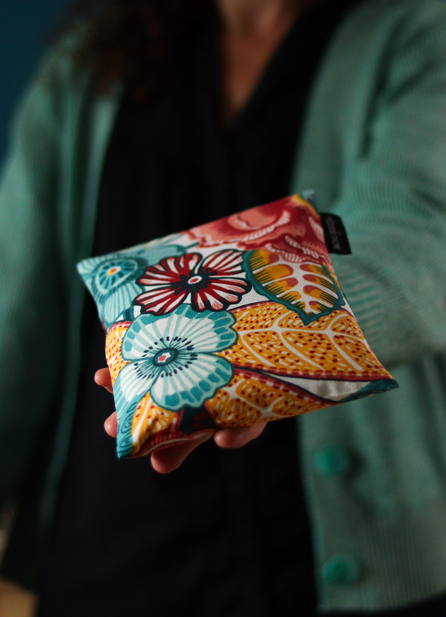 bouillotte graines lin bio ecofriendly fleurs