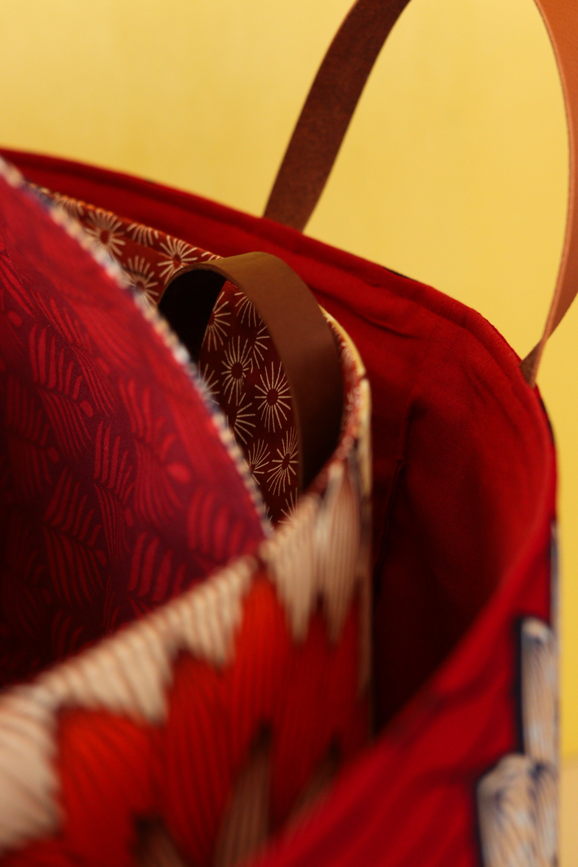 détail panier cache-pot grande taille