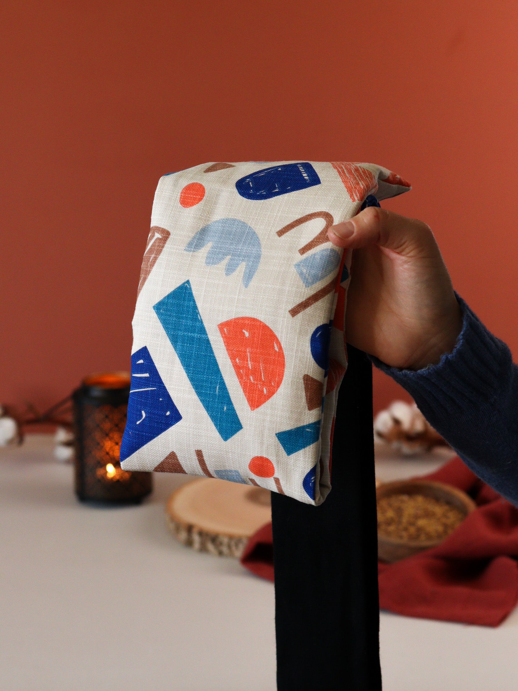 ceinture chauffante naturelle joli tissu cadeau utile écoresponsable