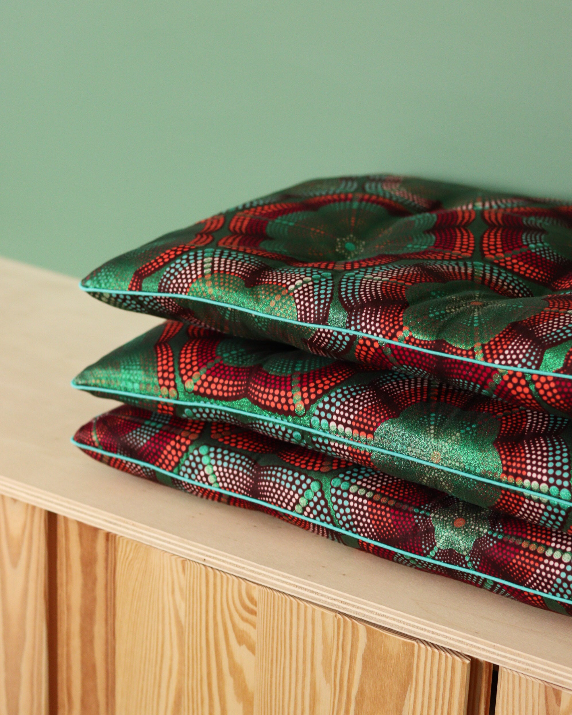 coussin de banquette intérieur sur-mesure en wax