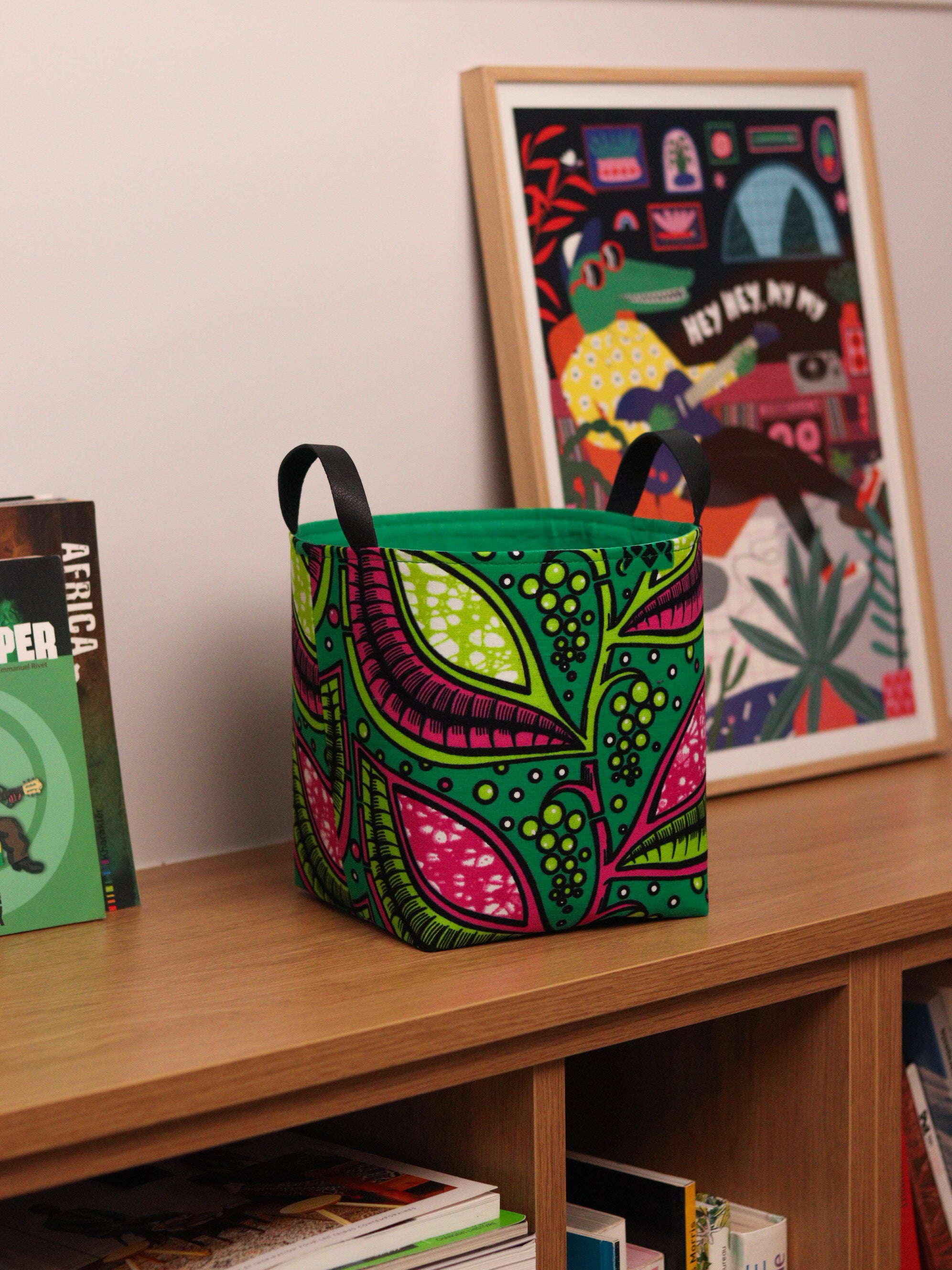 panier cache-pot wax personnalisé, petit format