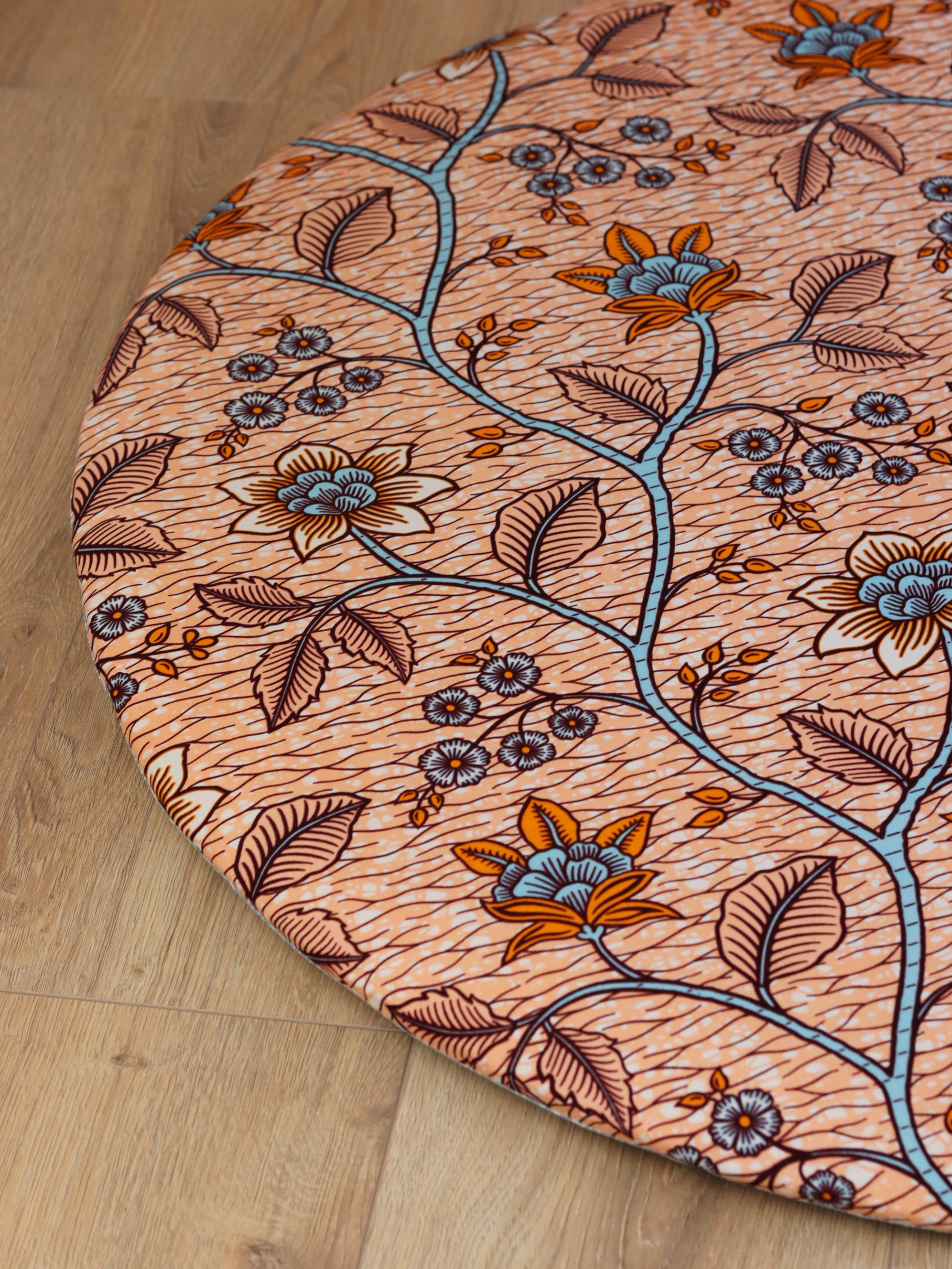 tapis d'éveil bébé personnalisé tissu coloré, cadeau de naissance made in france