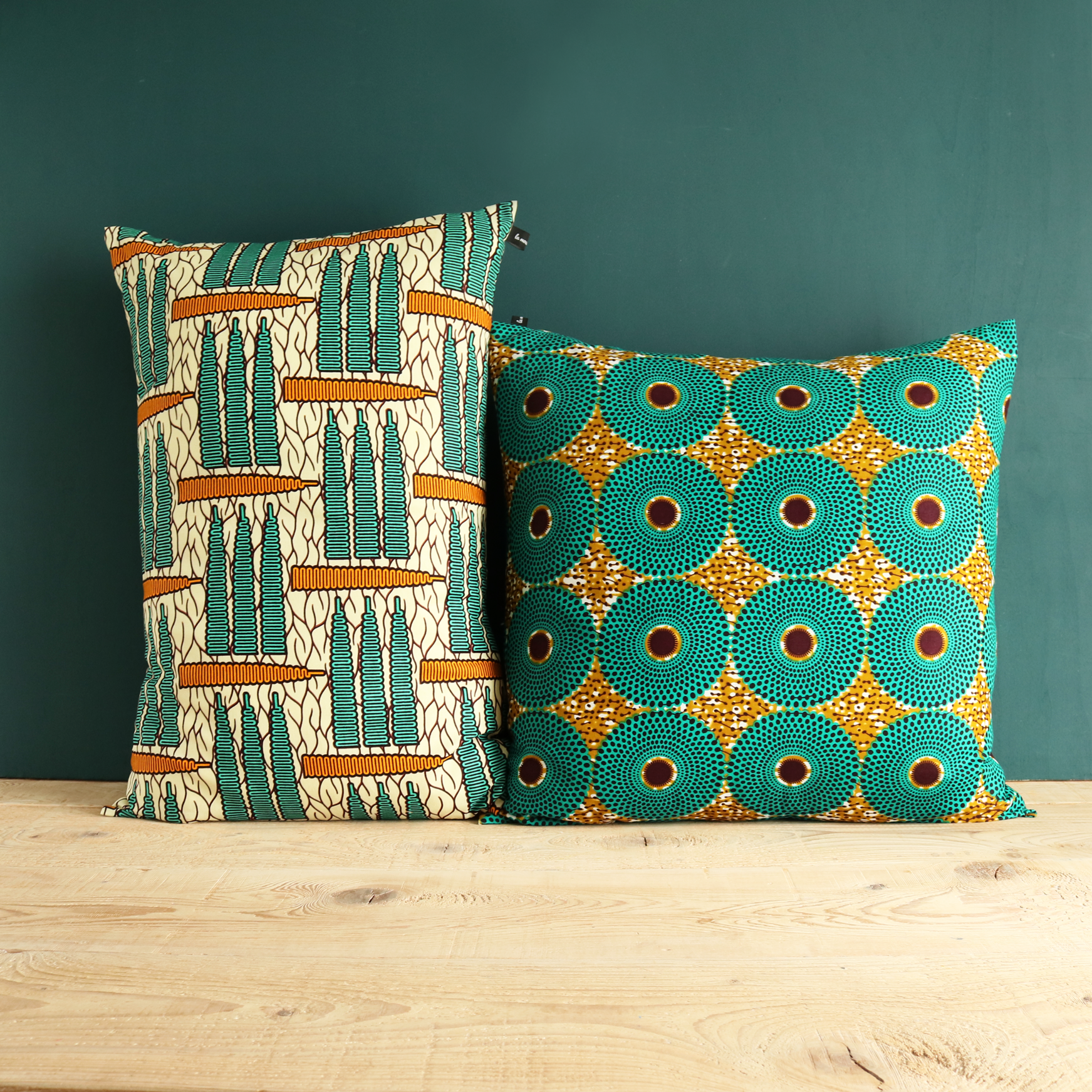 Coussins en wax sur-mesure / Maria à Rennes - LA MOUSSE TACHE