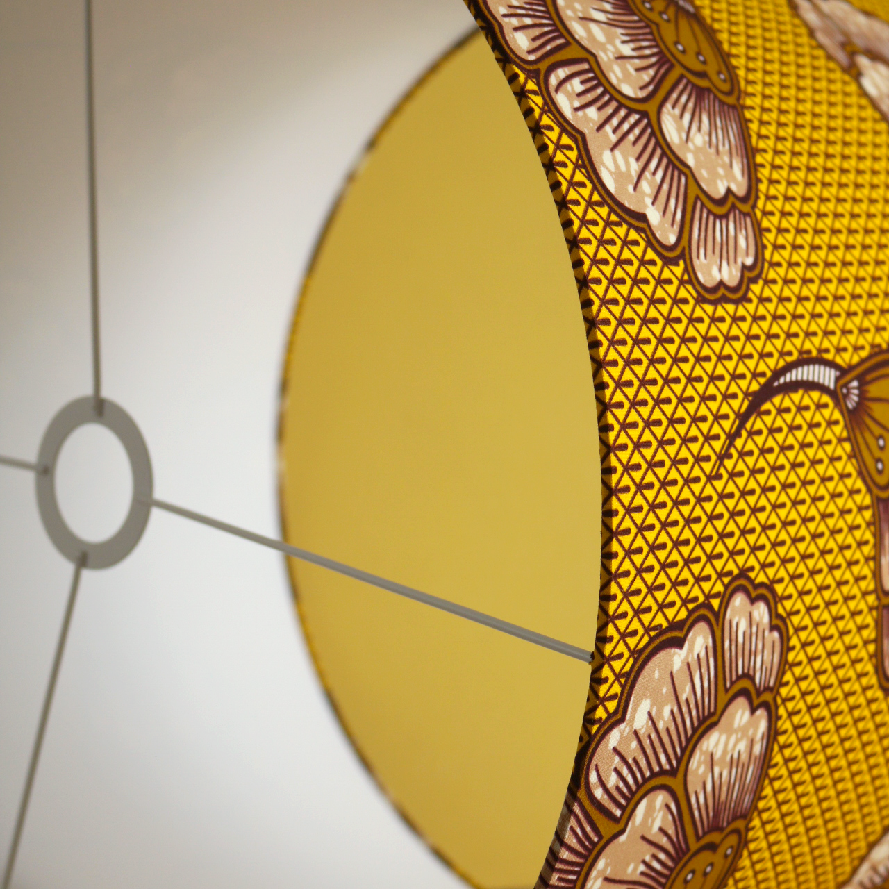 abat jour wax jaune décoration ethnique