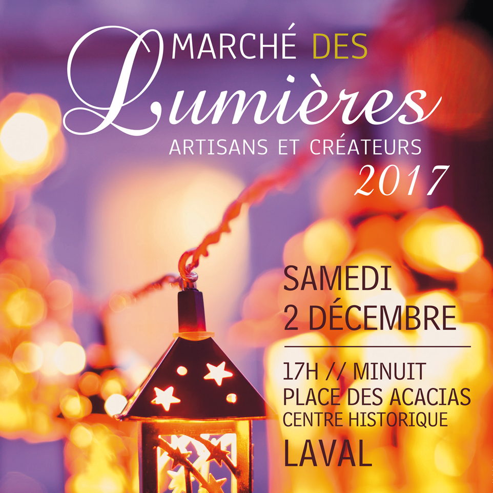 Marché des Lumières de Laval (53) // samedi 2 décembre