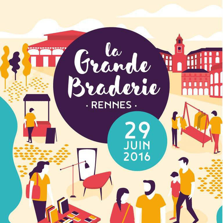 La Grande Braderie de Rennes // Mercredi 29 juin 2016