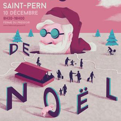 Marché de Noël à la Ferme du pressoir à Saint-Pern // 10 décembre 2016