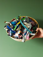 Bandes de tissus colorés - LA MOUSSE TACHE