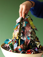 Bandes de tissus colorés - LA MOUSSE TACHE