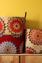 série de panier cache-pot grande taille, pour plante intérieure