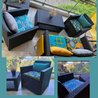 coussin de terrasse en wax