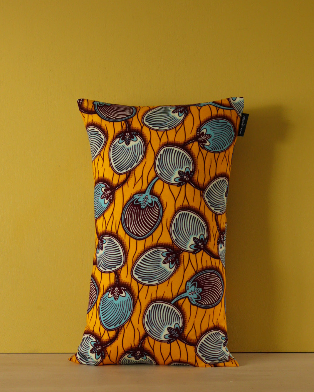 coussin wax jaune decoration afro chic