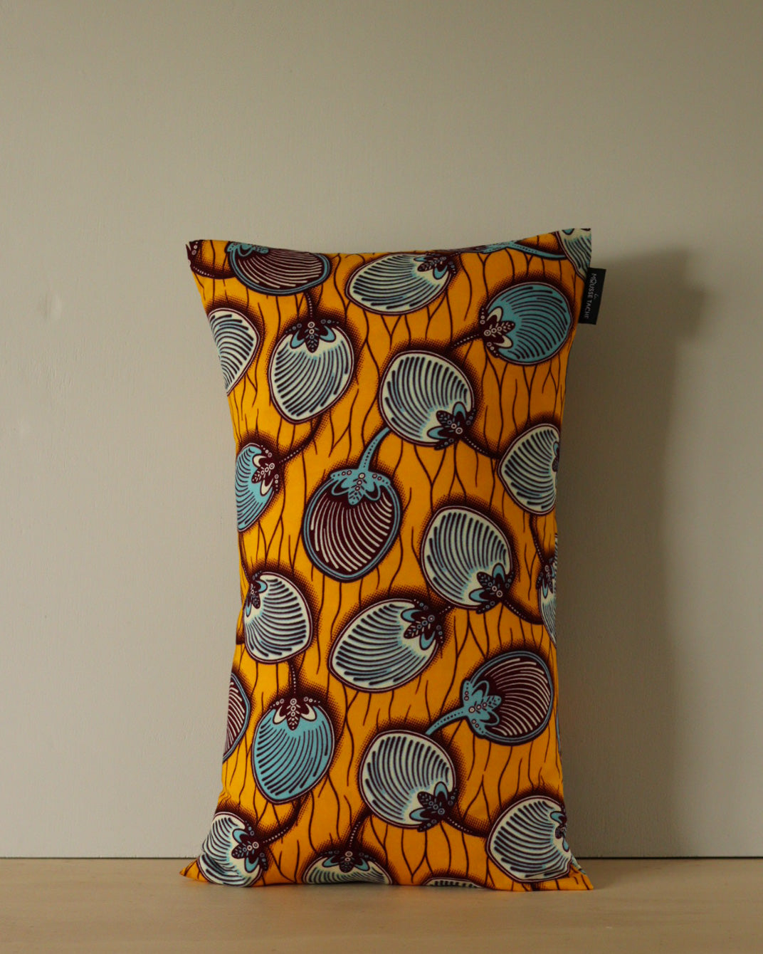 coussin wax jaune decoration afro chic