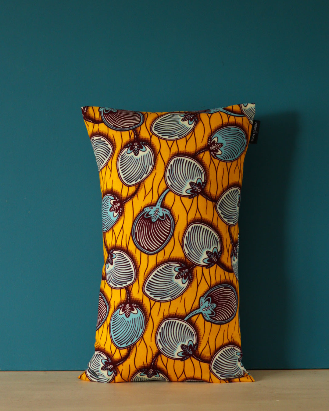 coussin wax jaune decoration afro chic