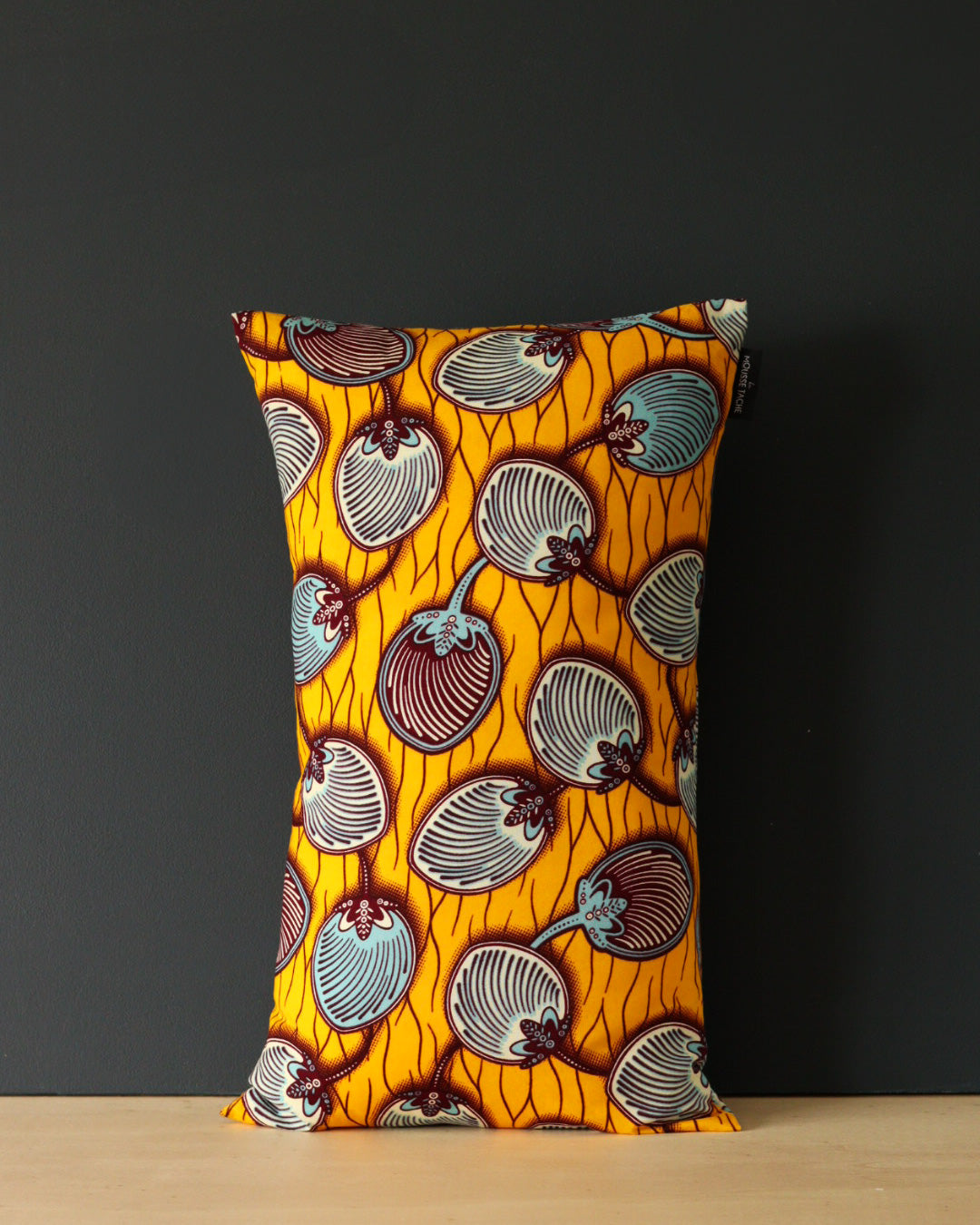 coussin wax jaune decoration afro chic