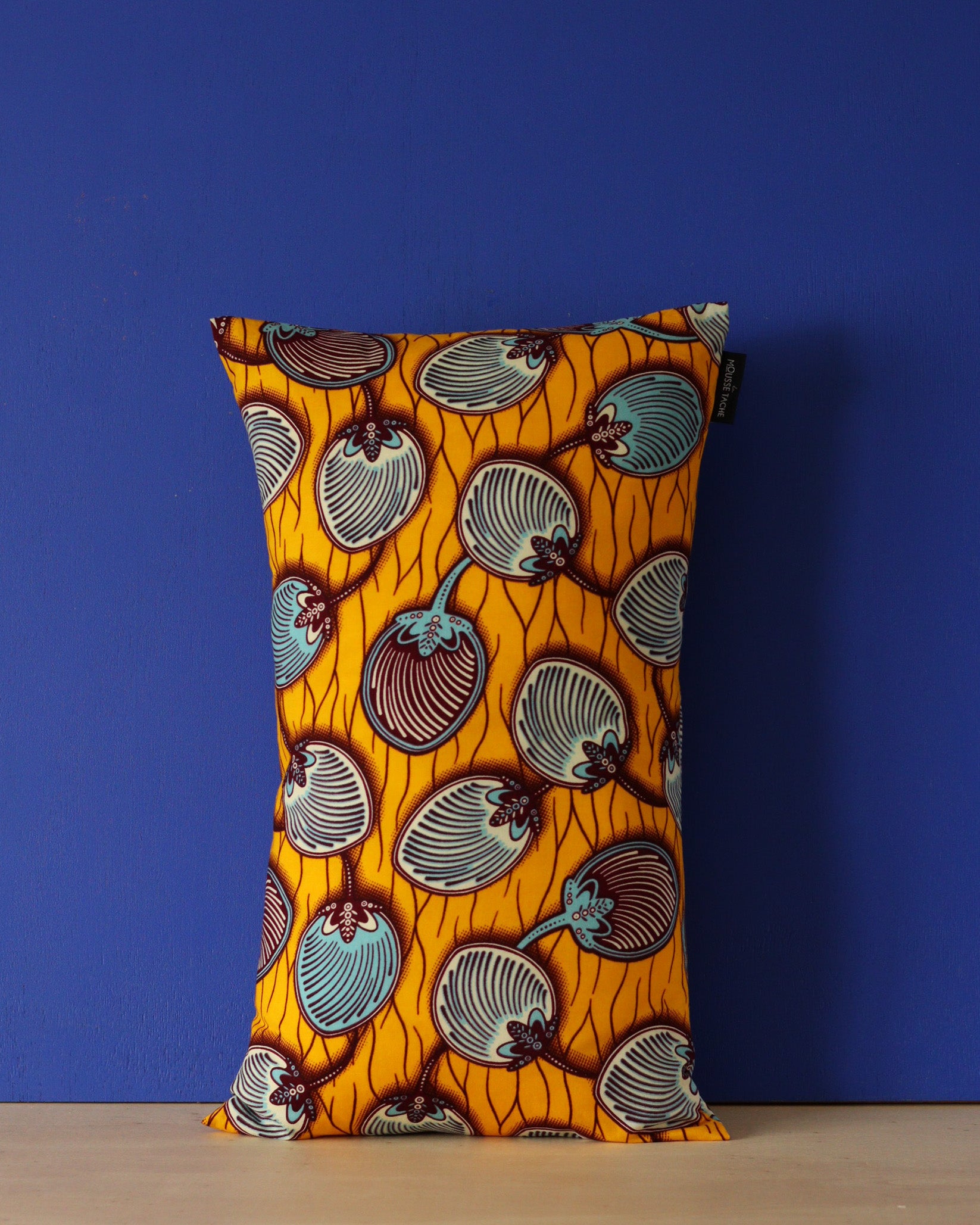 coussin wax jaune decoration afro chic