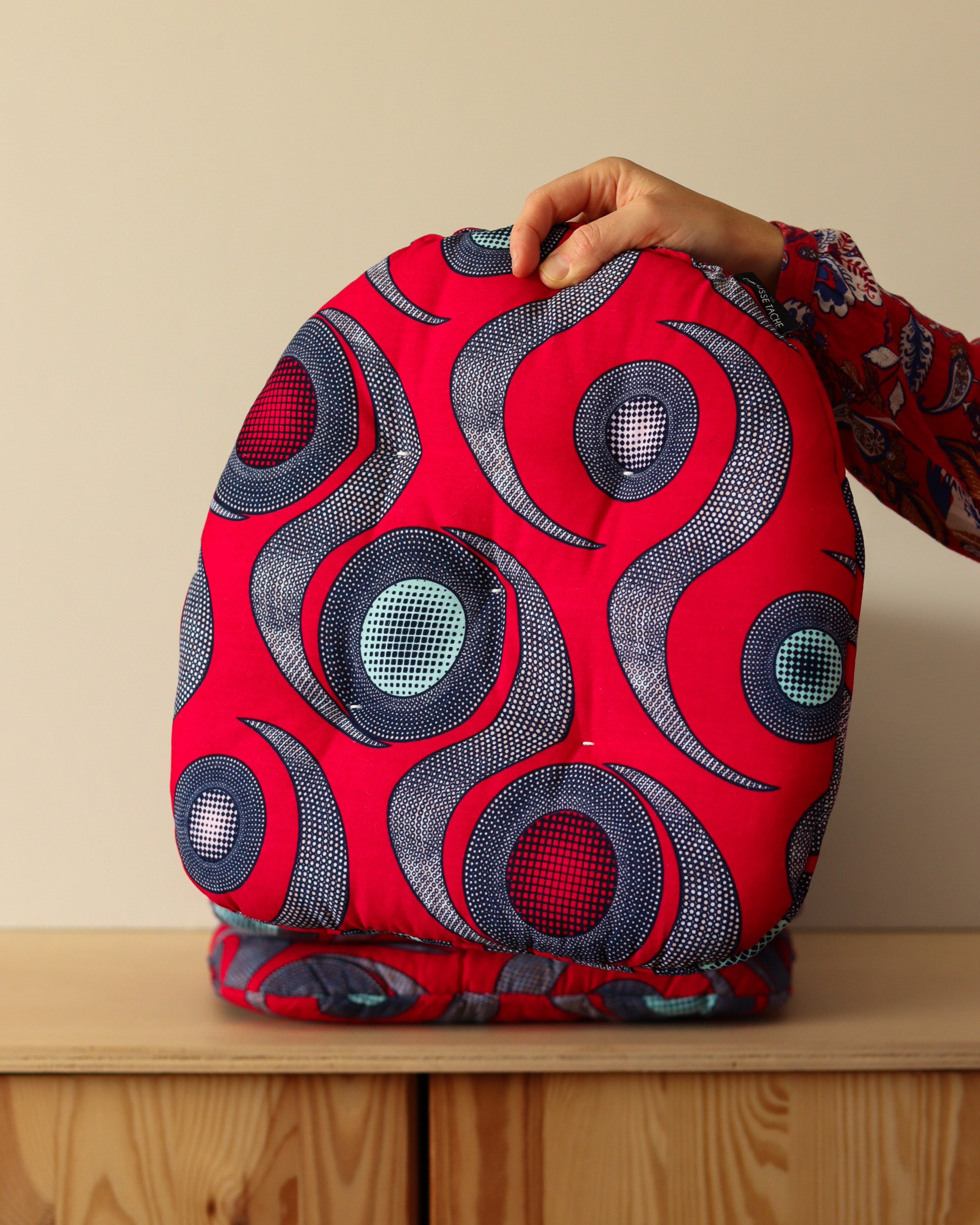 galette chaise tolix rouge wax
