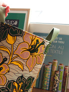 Panier de rangement grand format tissu africain wax fait main France
