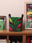 panier cache-pot wax personnalisé, petit format, tropical