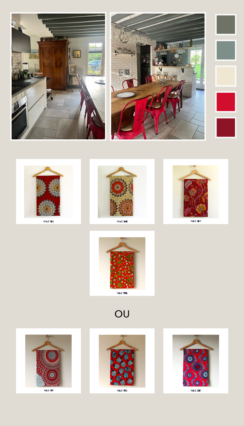 projet déco cuisine industrielle gris rouge