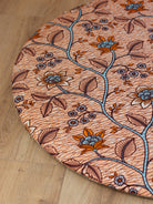 tapis d'éveil bébé personnalisé tissu coloré, cadeau de naissance made in france