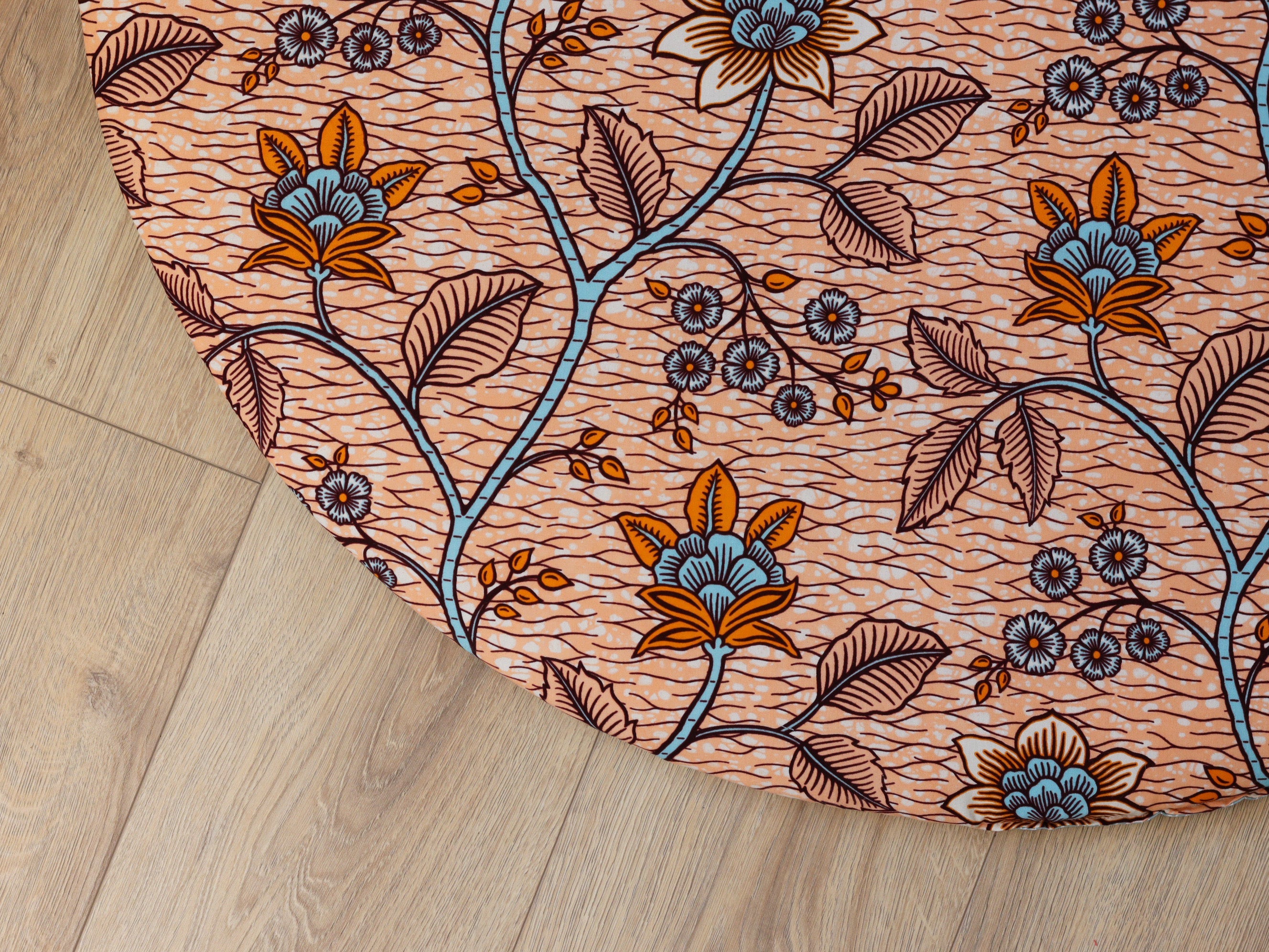 tapis d'éveil bébé personnalisé tissu coloré, cadeau de naissance made in france