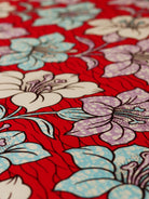 tissu tapis éveil personnalisé bébé couleur fait-main rouge
