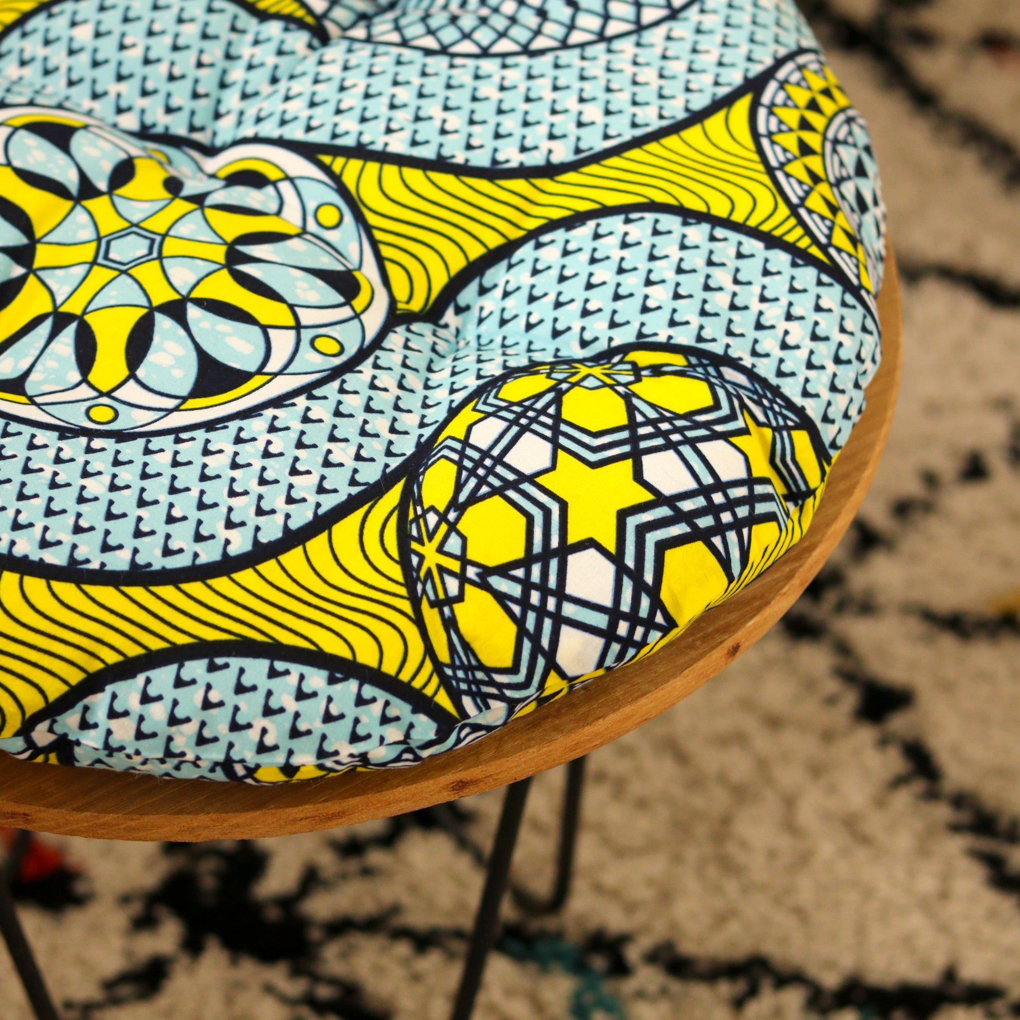 coussin fauteuil rotin vintage emmanuelle personnalisé