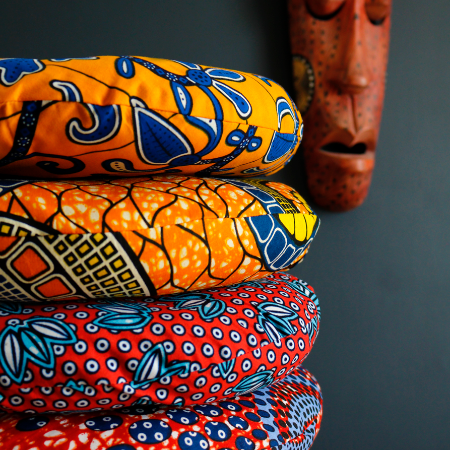 Galettes de chaise sur-mesure ethnique, décoration africaine – LA MOUSSE  TACHE